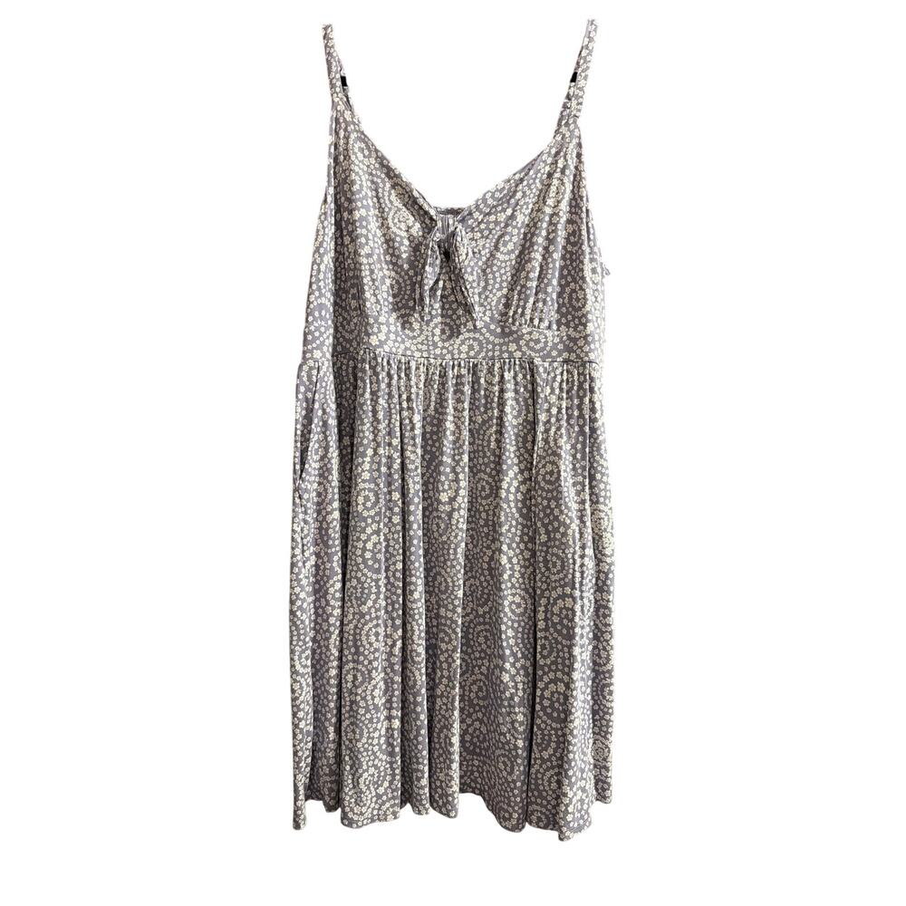 Torrid Women's Plus Size Purple Gray & White Floral Medallion Sundress Size 3 3X